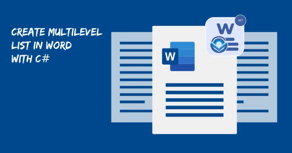 Crea un elenco multilivello in Word con C#